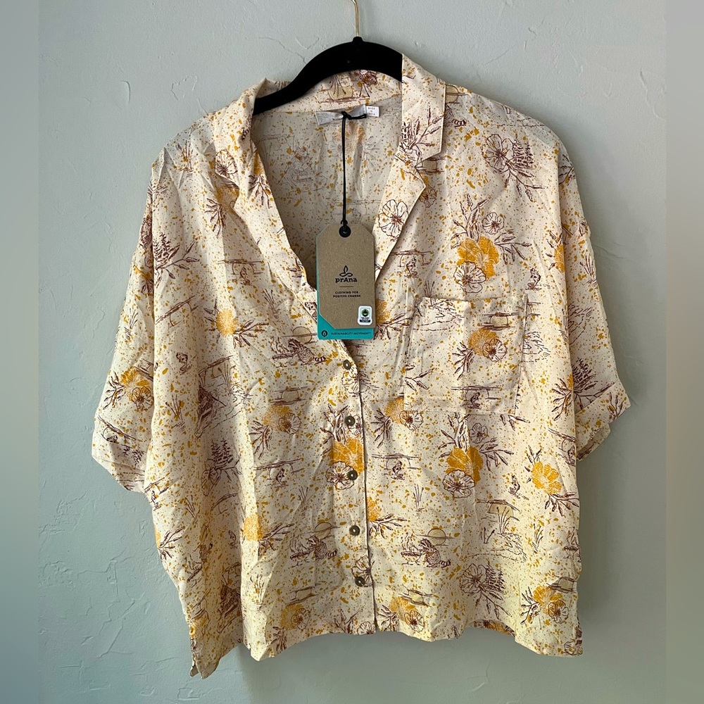 PRANA IGUALA GOLDEN HOUR ESCAPE TOP L - Picture 4 of 7